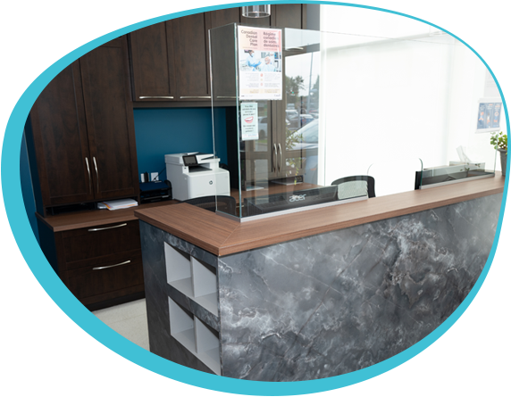 Réception Centre dentaire Audrey Caron